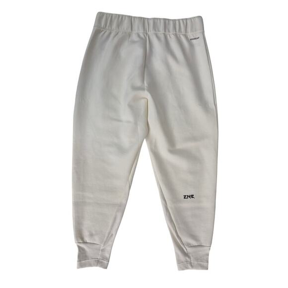 NWT ZNE Adidas Zero Negative Energy Ivory Track Sweat Pant Flat Front Men L - Picture 3 of 5